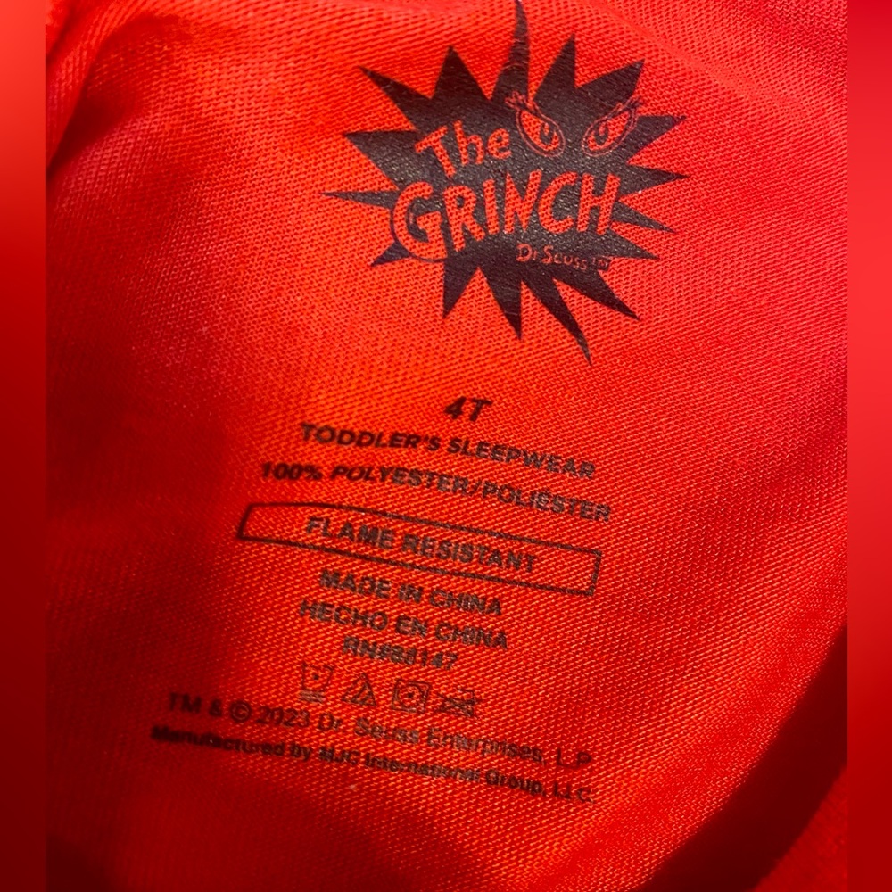 🎄4T THE GRINCH PAJAMA SET FOR BOY/GIRL. 2 PIECE FLEECE DR SUESS OUTFIT CHRISTMAS - Picture 8 of 12